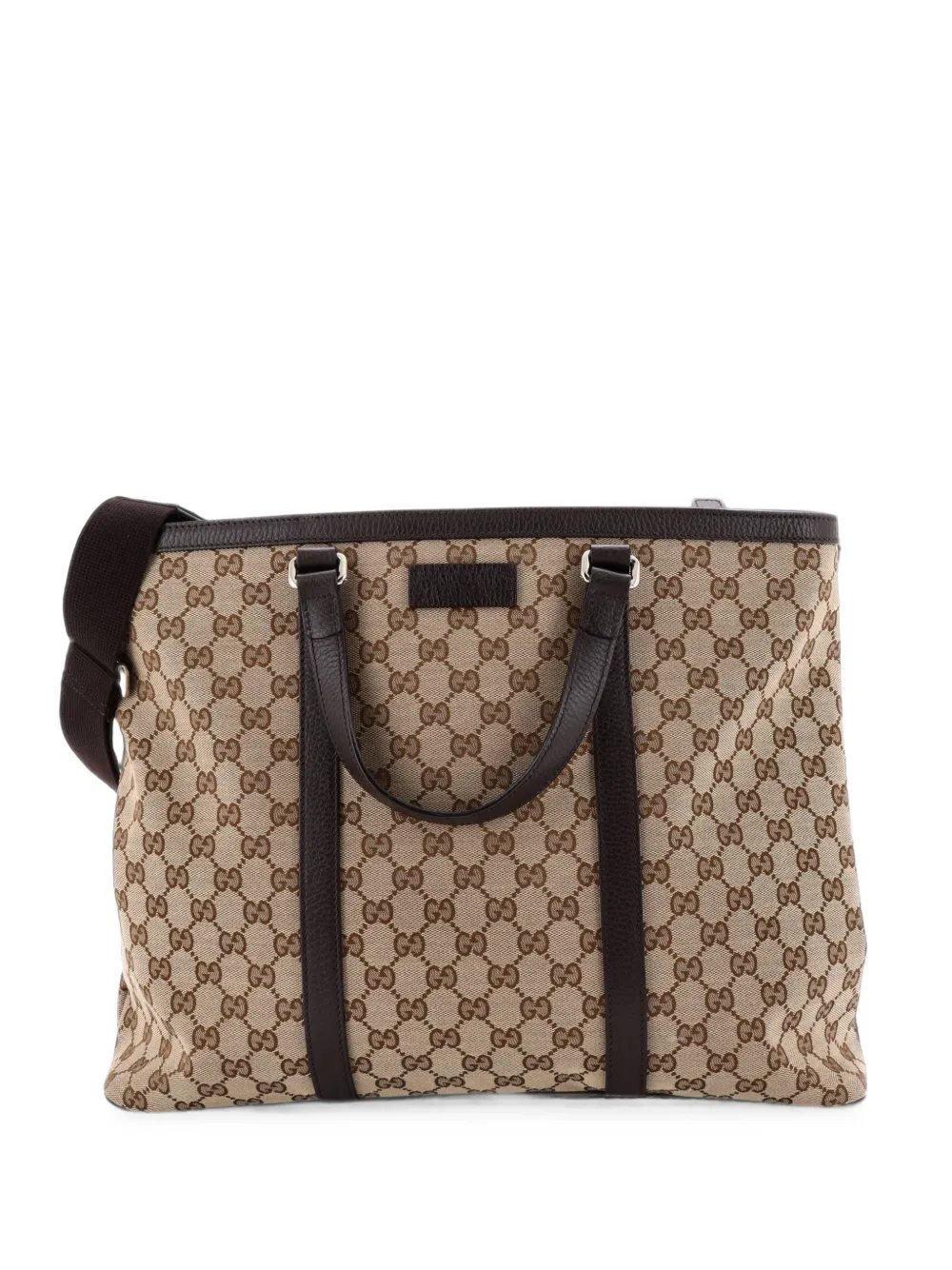 Gucci Pre-Owned Joy Convertible GG Canvas Large tote bag - Marrone