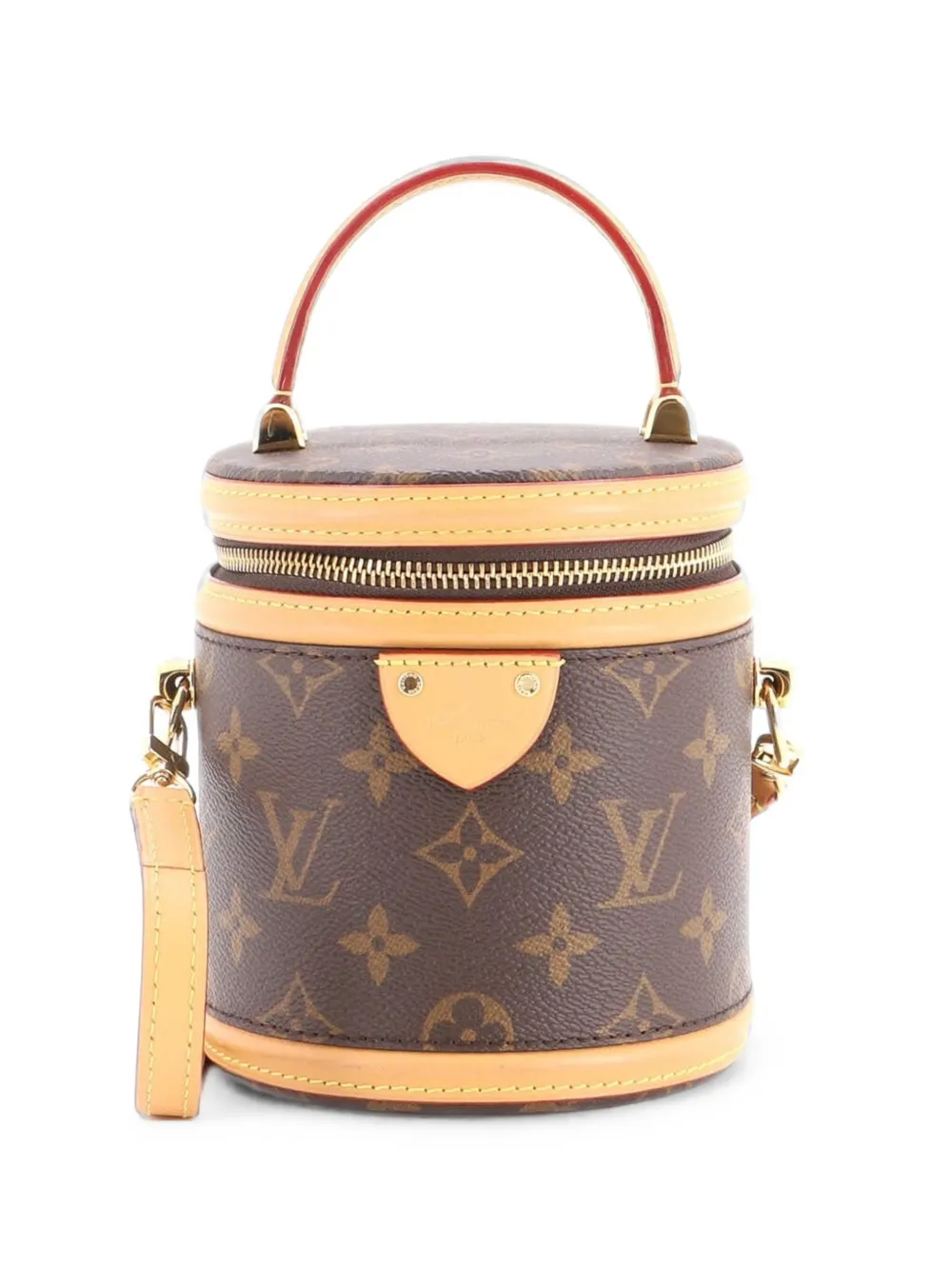 Louis Vuitton Pre-Owned Nano Cannes Satchel-Tasche aus Canvas mit Monogramm - Braun