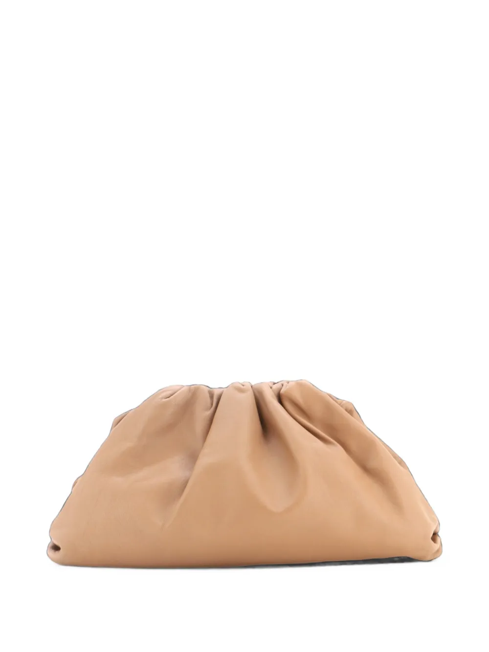 Bottega Veneta Pre-Owned The Pouch Leather clutch bag - Marrone