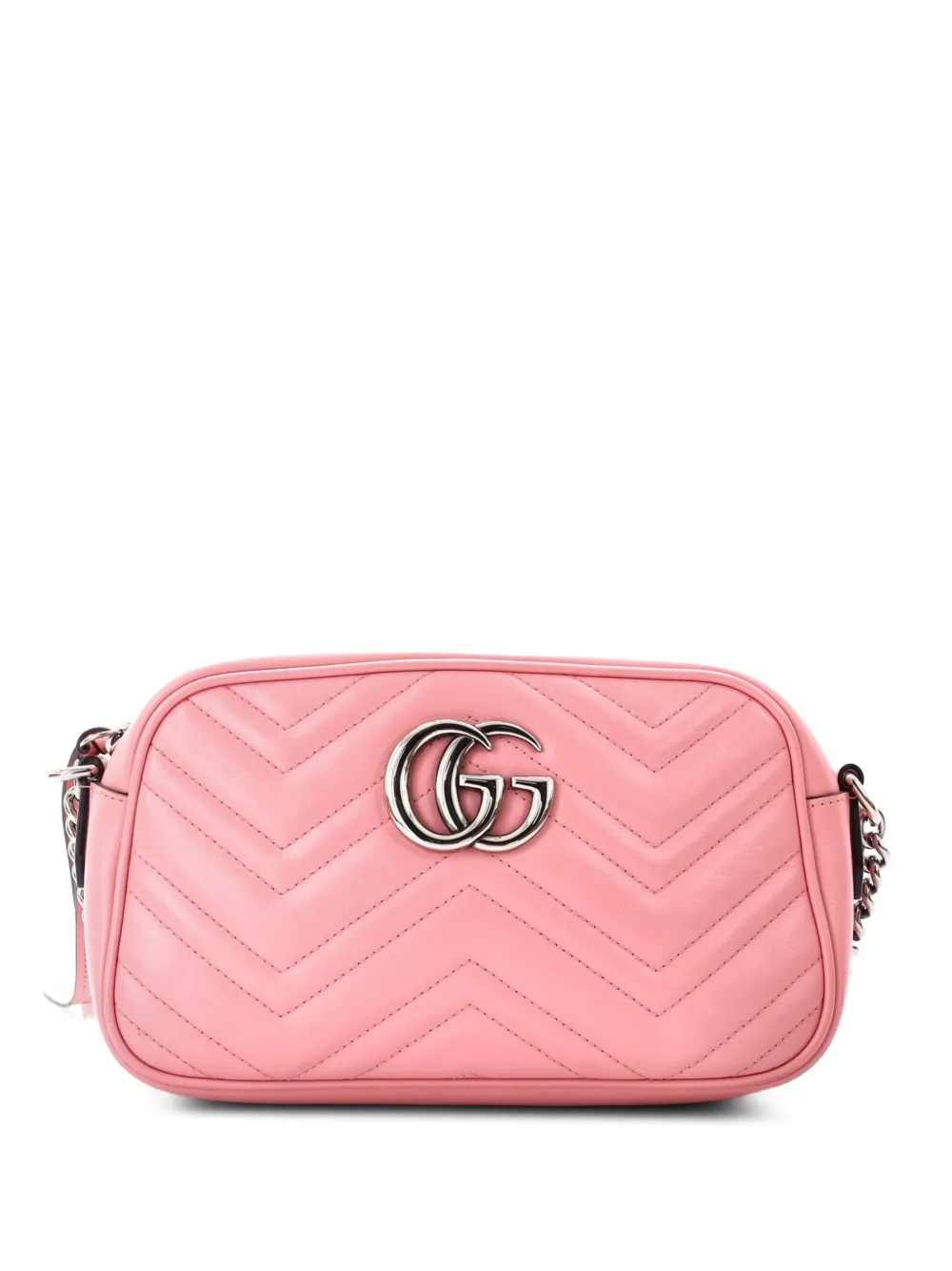 Gucci Pre-Owned GG Marmont Shoulder Bag Matelasse Leather Small crossbody bag - Rosa