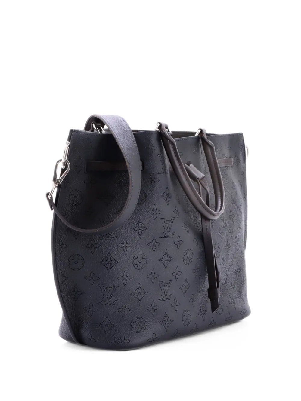 Louis Vuitton Pre-Owned Girolata Handbag Mahina Leather tote bag - Nero