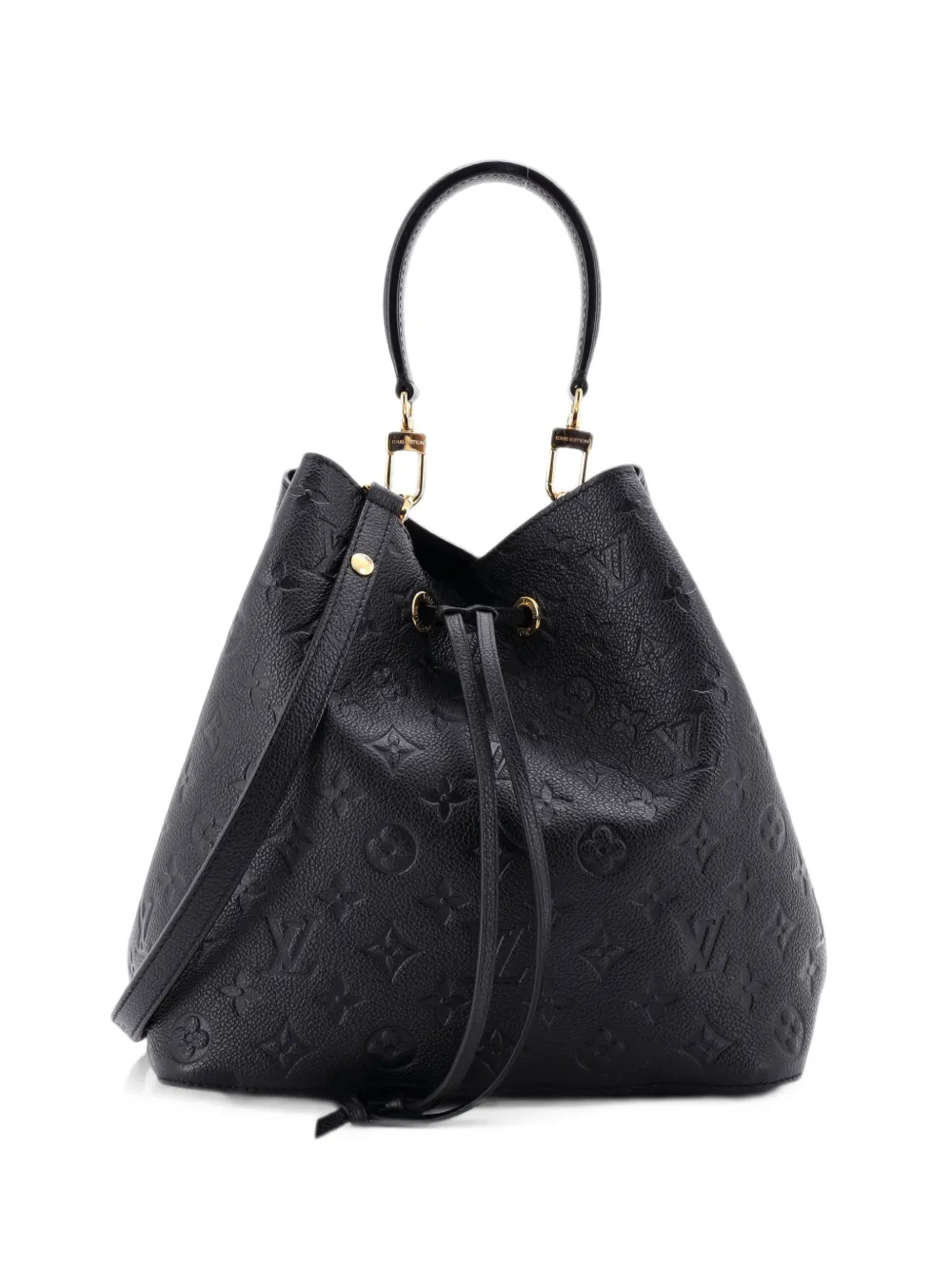 Louis Vuitton Pre-Owned NeoNoe Handbag Monogram Empreinte Leather MM bucket bag - Nero