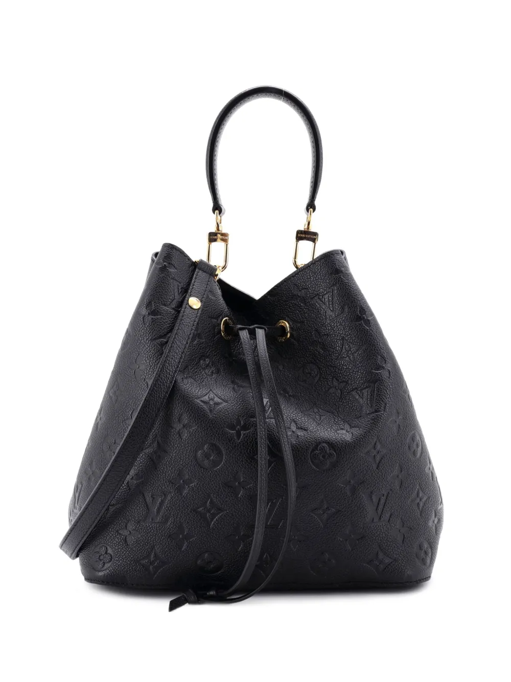 Louis Vuitton Pre-Owned NeoNoe Handbag Monogram Empreinte Leather MM bucket bag - Nero