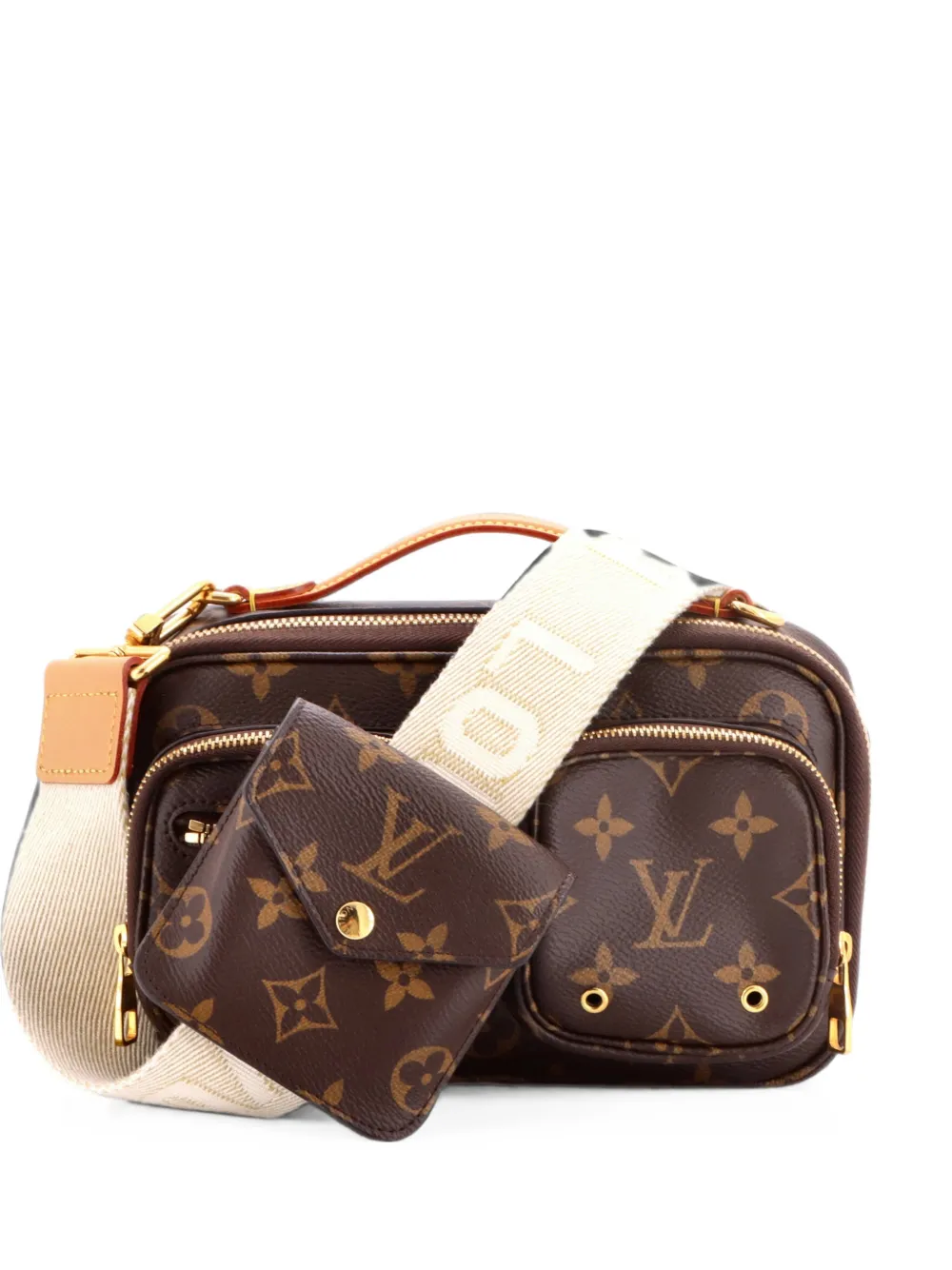 Louis Vuitton Pre-Owned Utility Monogram Canvas crossbody bag - Braun