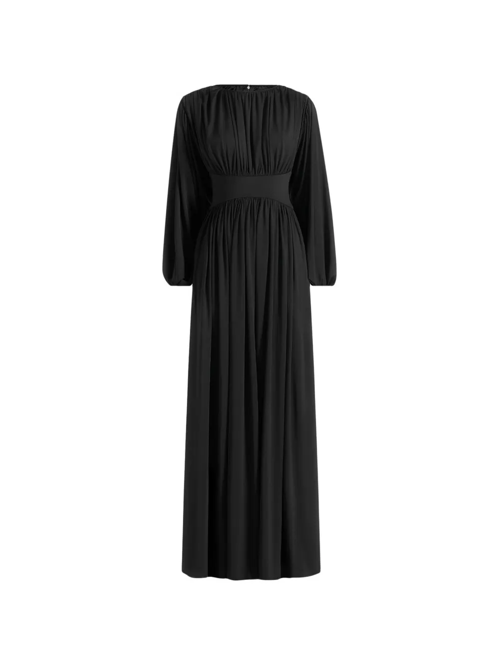 Manière De Voir Ivana - Abito lungo con maniche rimovibili - Nero