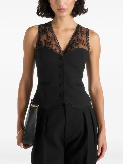 Manière De Voir Veronica lace tailored corset waistcoat