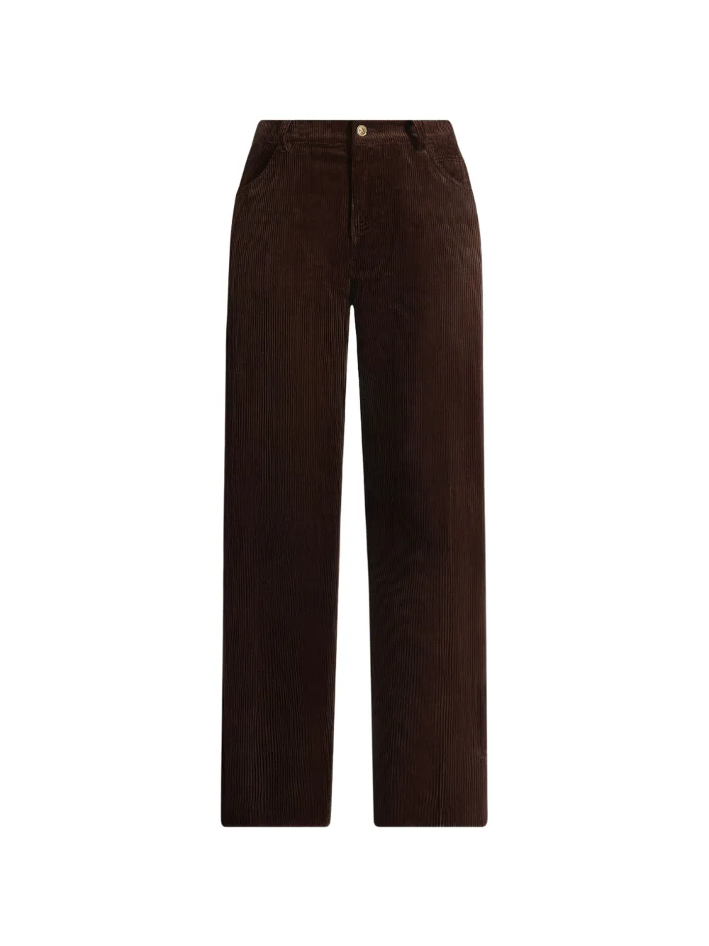 Manière De Voir Clover Cordhose mit mittelhohem Bund - Braun