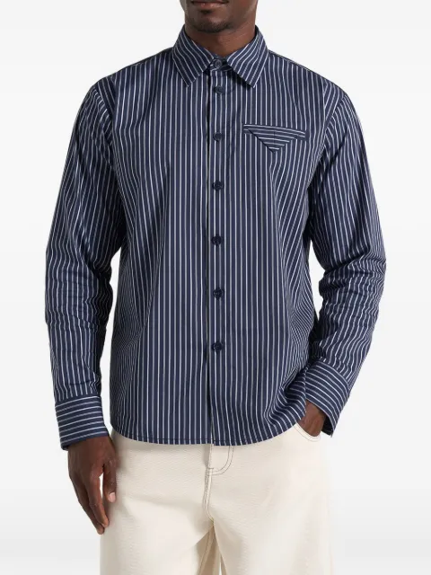 Manière De Voir chemise Ronnie à rayures fines et manches longues
