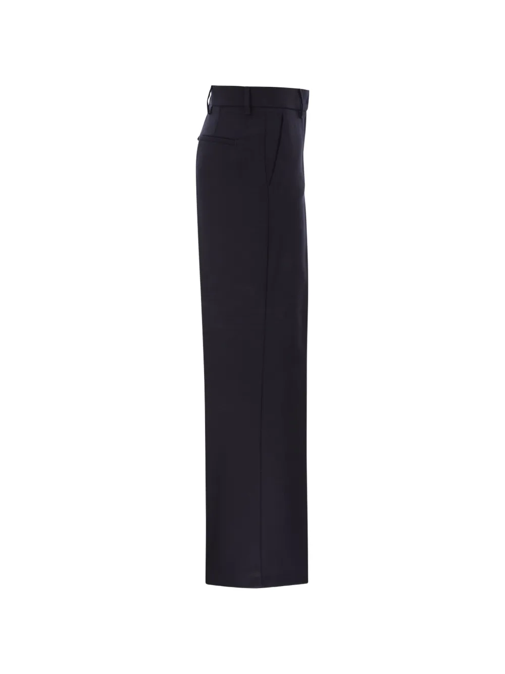 Weekend Max Mara tailored virgin wool trousers Blauw