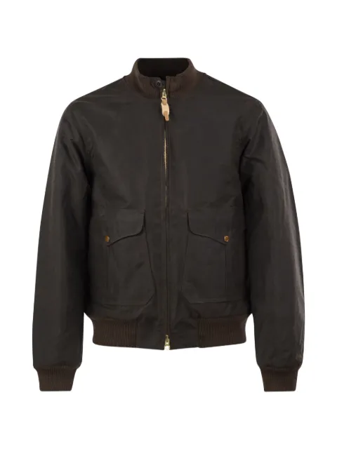Ceccarelli waxed-cotton bomber jacket