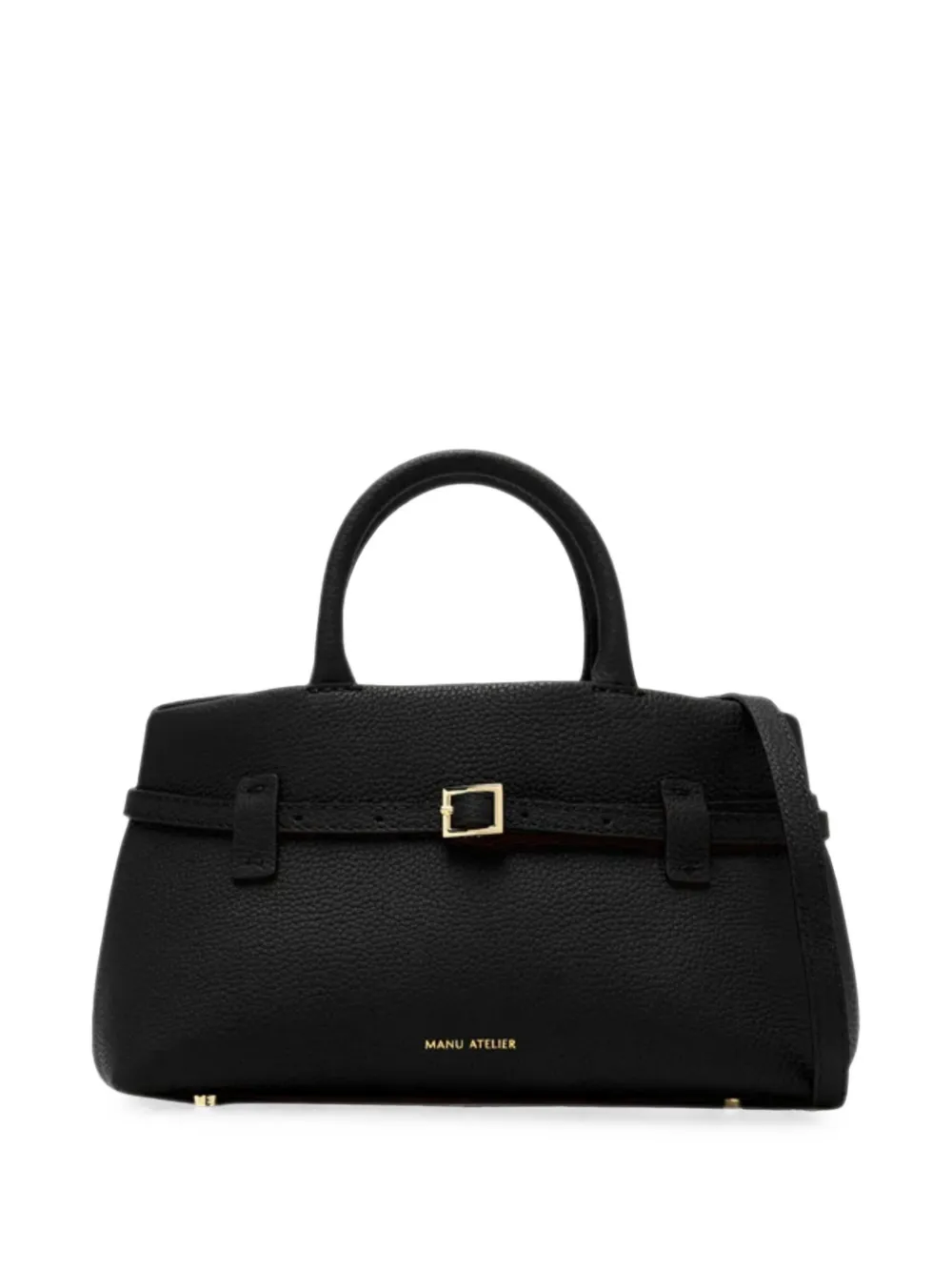 Manu Atelier 25 Le Cambon leather tote bag - Schwarz