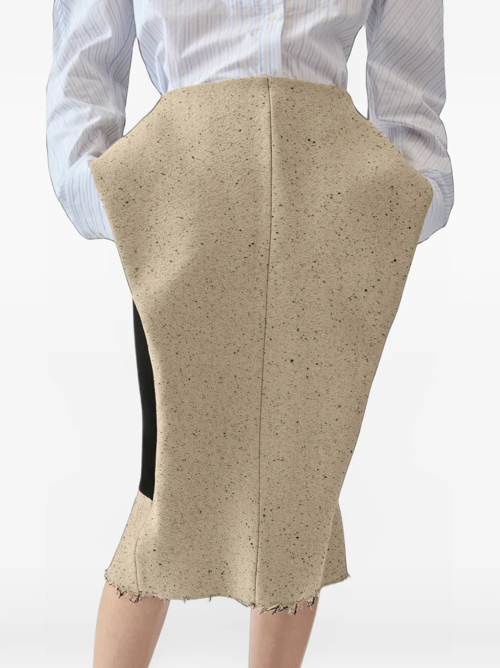 Jacquemus The Paloma skirt midi godet Beige