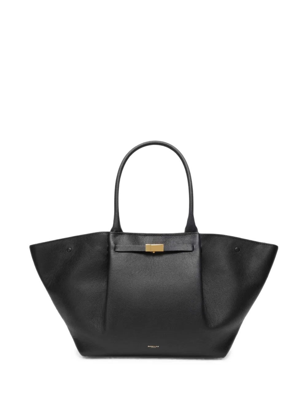 DeMellier The New York hammered leather tote bag - Nero