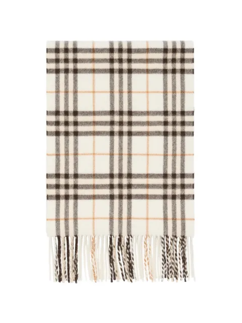 Burberry plaid-pattern  scarf