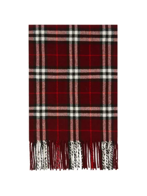 Burberry Sparkle Check cashmere scarf