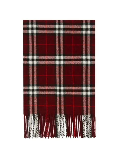 Burberry Sparkle Check cashmere scarf
