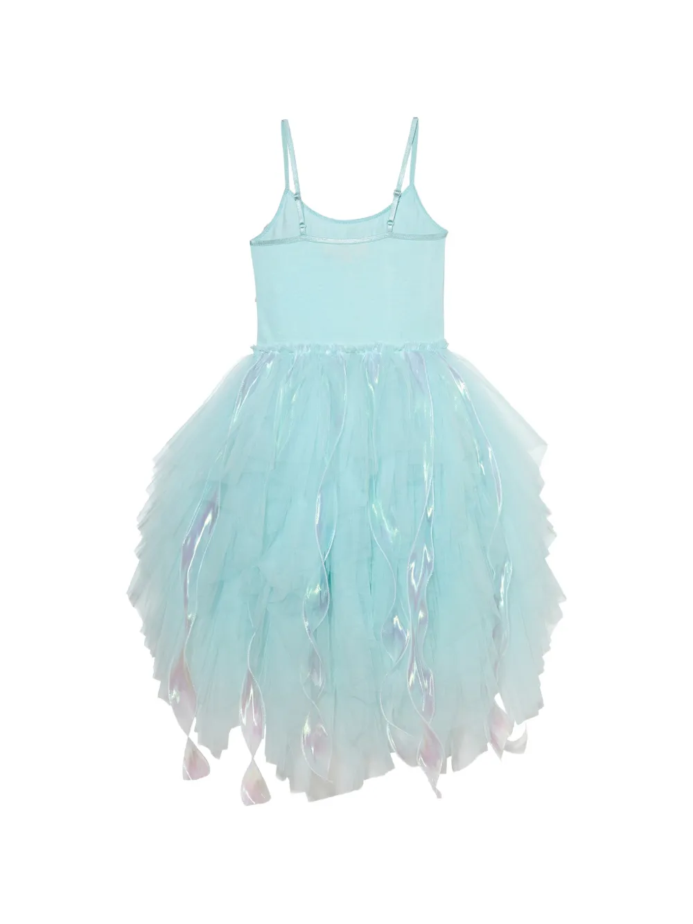 Tutu Du Monde Mermaid Shimmer midi-jurk met ruches en pailletten Blauw