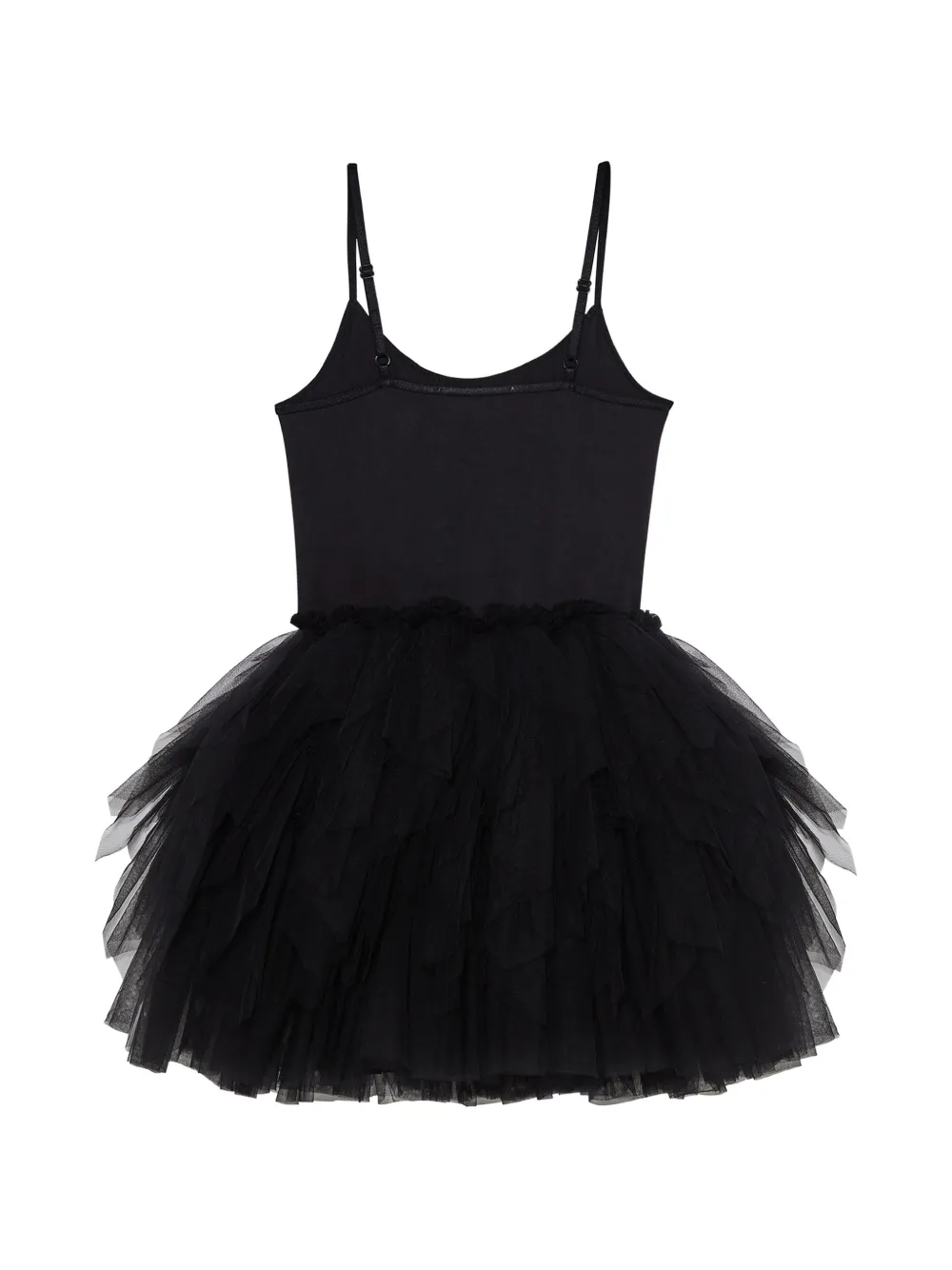 Tutu Du Monde Blaxk Swan gelaagde mini-jurk met tutu Zwart
