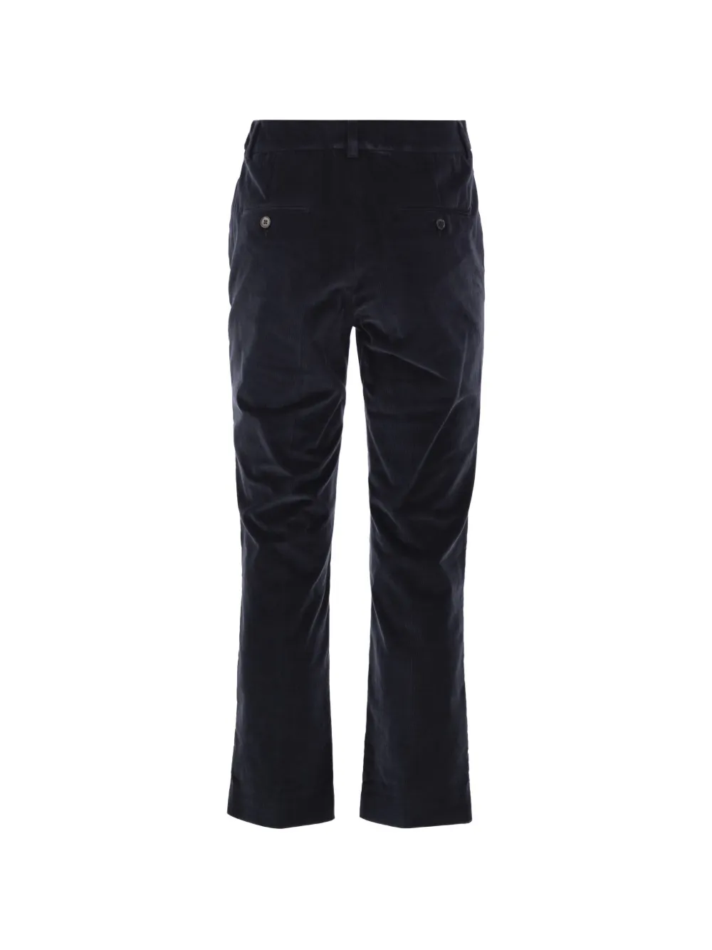 Weekend Max Mara Fluwelen katoenen broek Blauw
