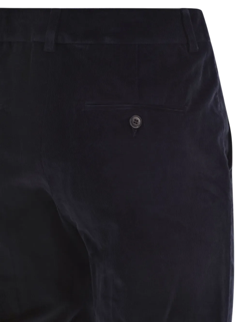 Weekend Max Mara Fluwelen katoenen broek Blauw