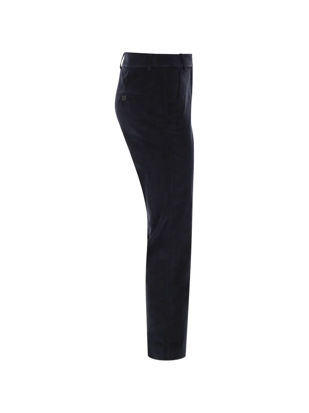 Weekend Max Mara Fluwelen katoenen broek Blauw