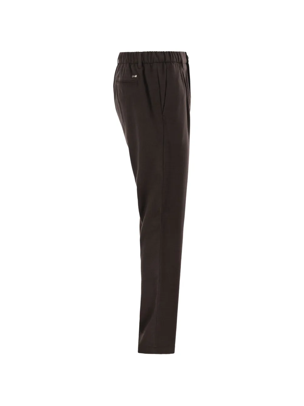 Herno Plooibroek met elastische tailleband Bruin