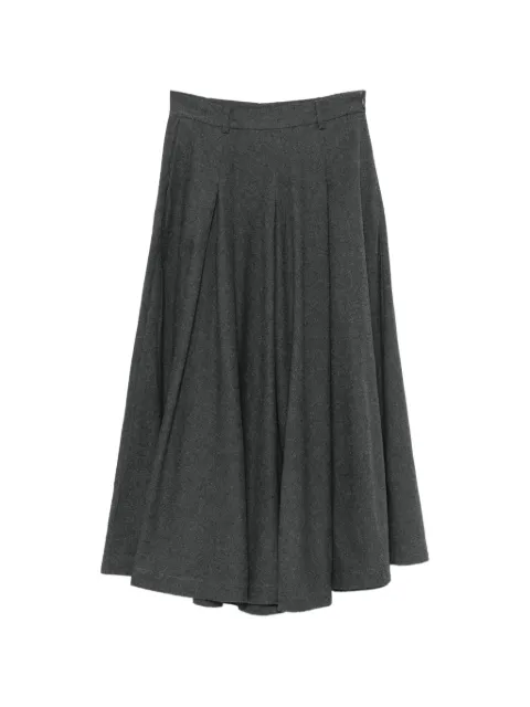 By Malene Birger Eden pleated A-line midi skirt