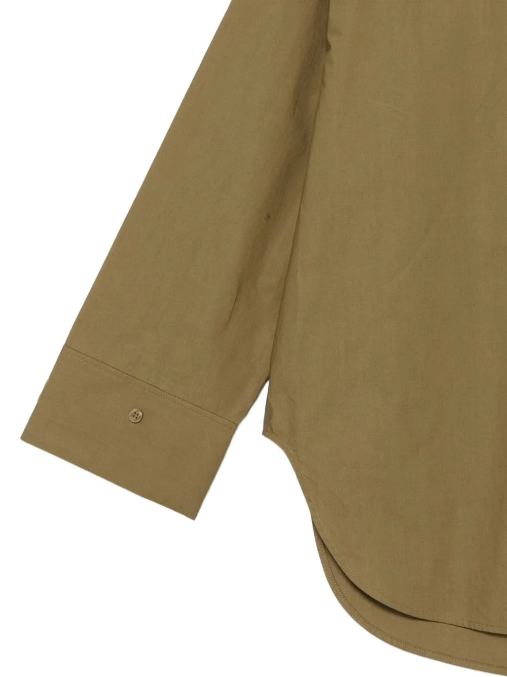 By Malene Birger Derris cotton shirt Groen