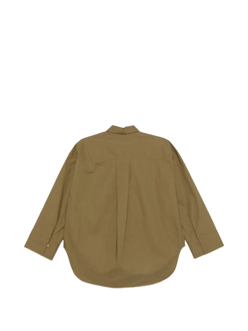 By Malene Birger Derris cotton shirt Groen