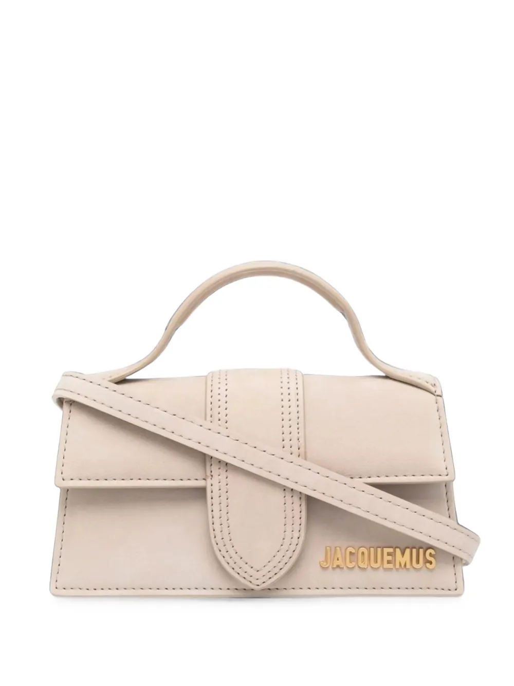 Jacquemus Le Bambino logo-plaque mini bag - Toni neutri