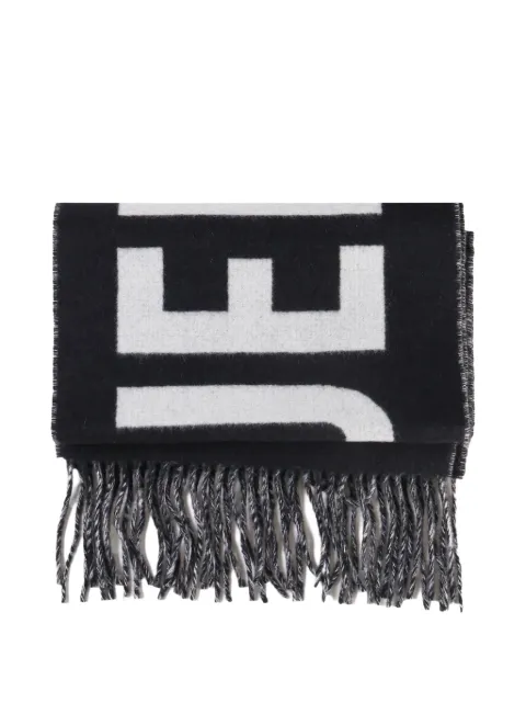 Jacquemus logo-embellishment fringed scarf