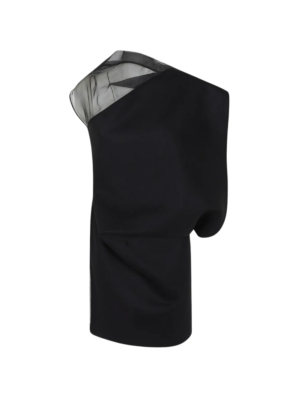 Sportmax Abito midi asimmetrico - Nero