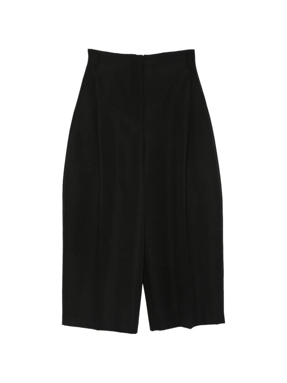 Jacquemus Cropped plooibroek Zwart