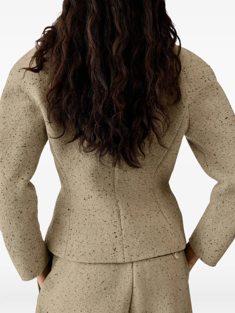 Jacquemus The Mini Ovalo jack Beige
