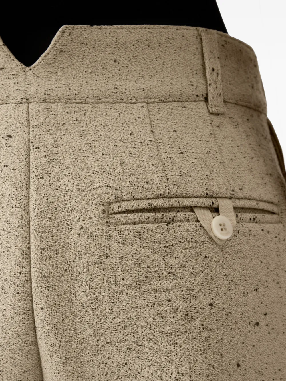 Jacquemus The Ovalo broek Beige
