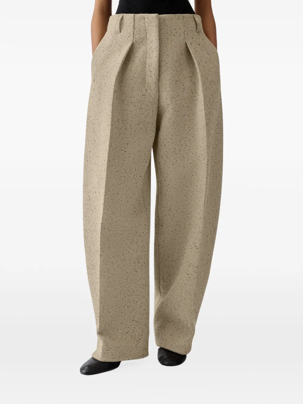 Jacquemus The Ovalo broek Beige