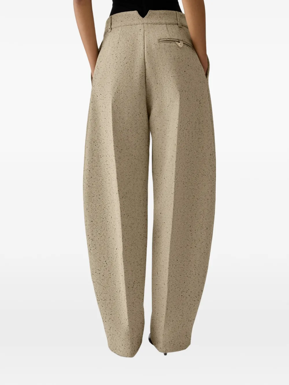 Jacquemus The Ovalo broek Beige