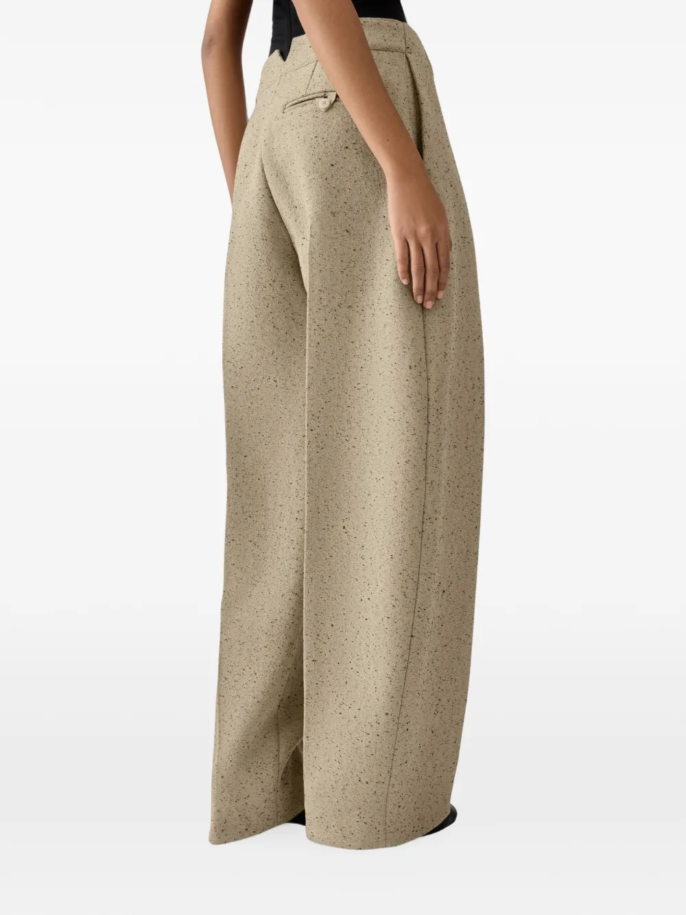 Jacquemus The Ovalo broek Beige