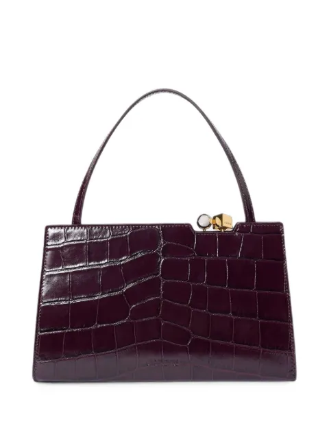 Jacquemus sac porté épaule en cuir à effet peau de crocodile