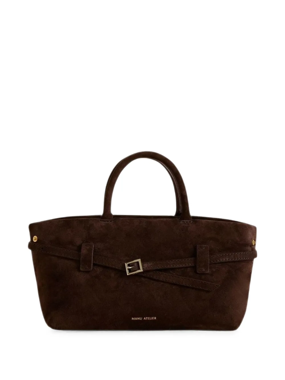 Manu Atelier 25 Le Cambon suède shopper Bruin