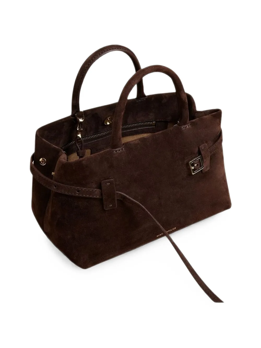 Manu Atelier 25 Le Cambon suède shopper Bruin