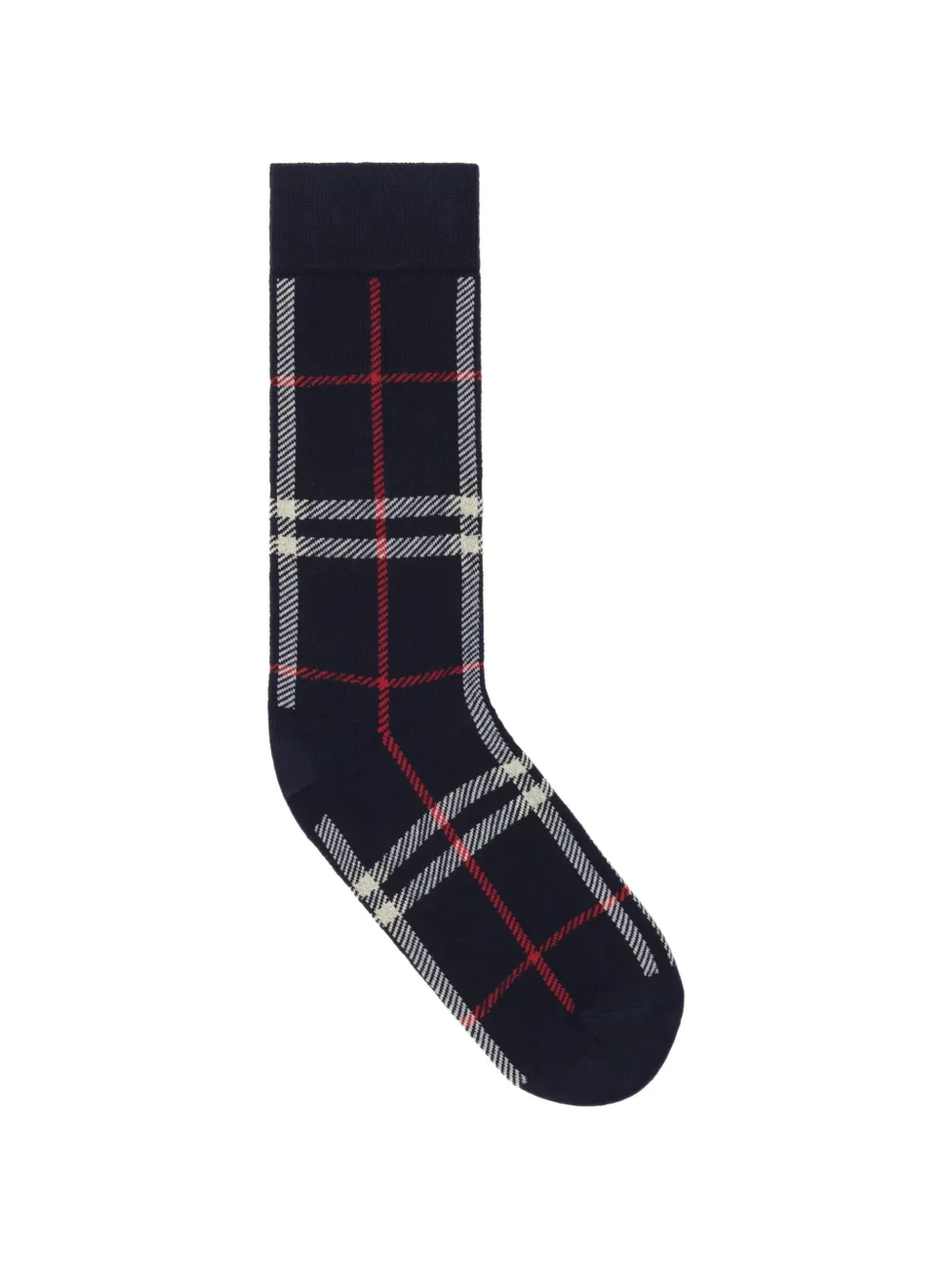 Burberry Geruite sokken van katoen-nylonblend Blauw