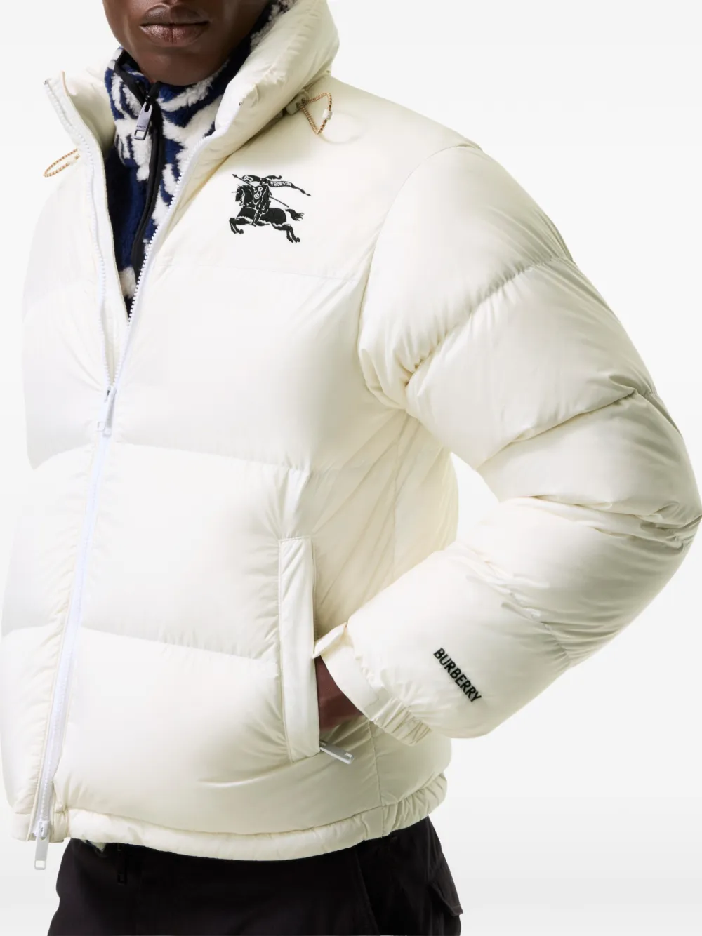 Burberry Highlands padded jacket Wit