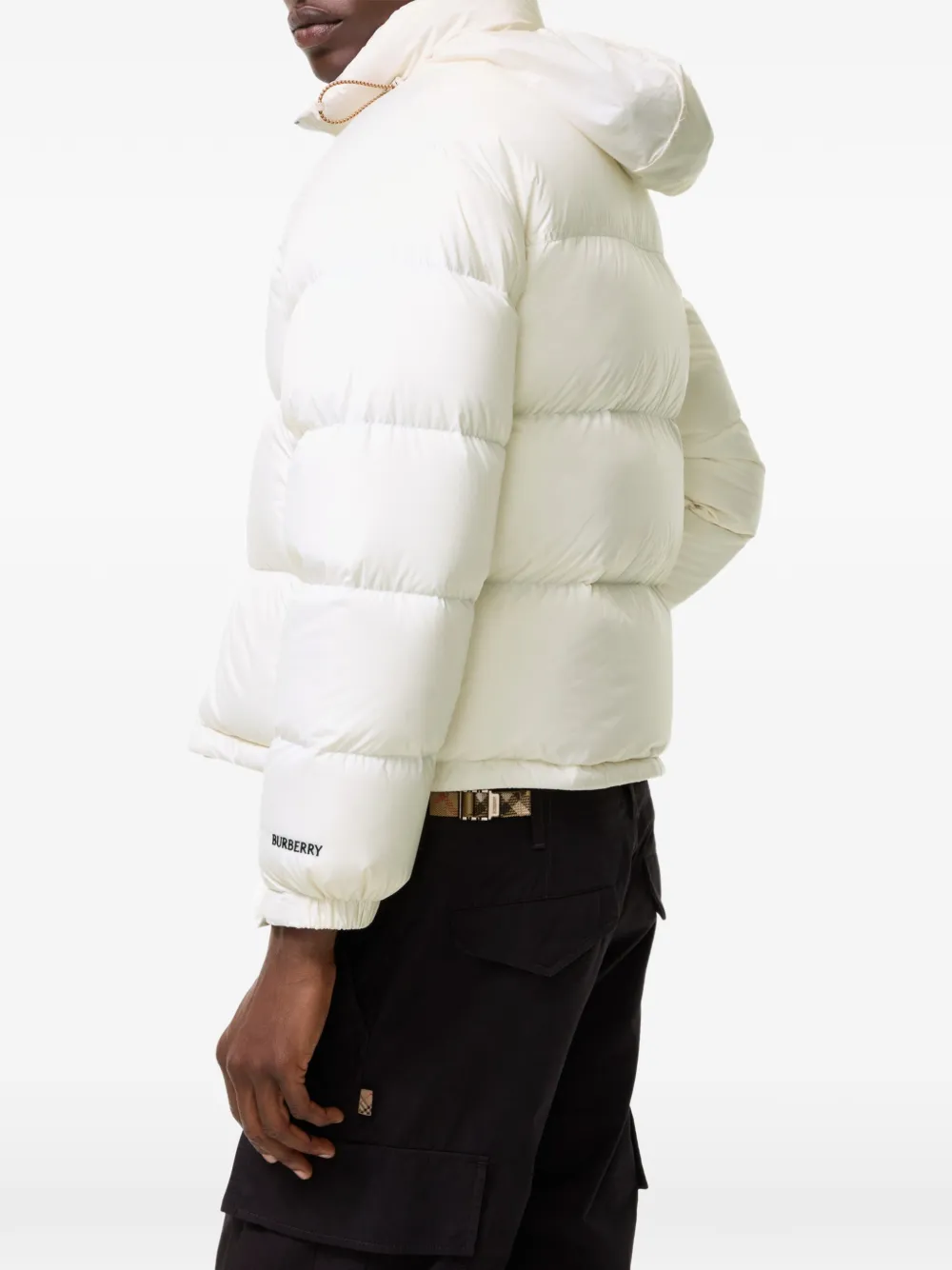 Burberry Highlands padded jacket Wit