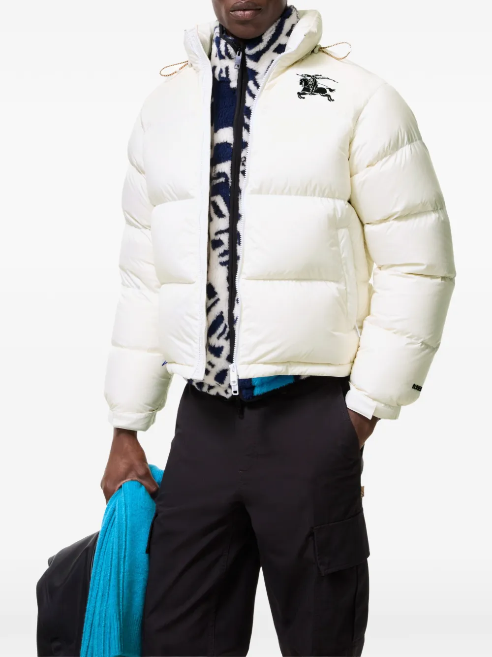 Burberry Highlands padded jacket Wit