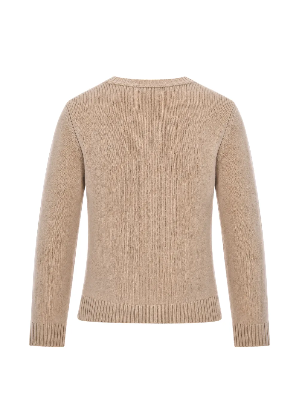 Max Mara Argyle wollen en kasjmier trui Beige