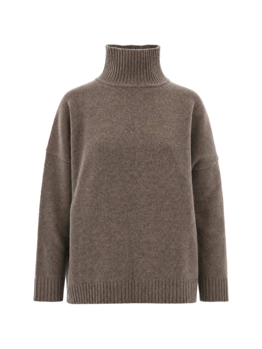 Max Mara turtleneck drop-shoulder sweater - Marrone