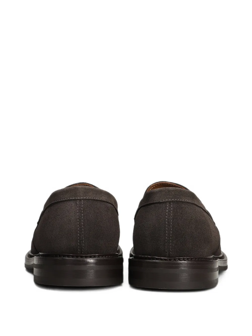 Green George suede penny loafers Bruin