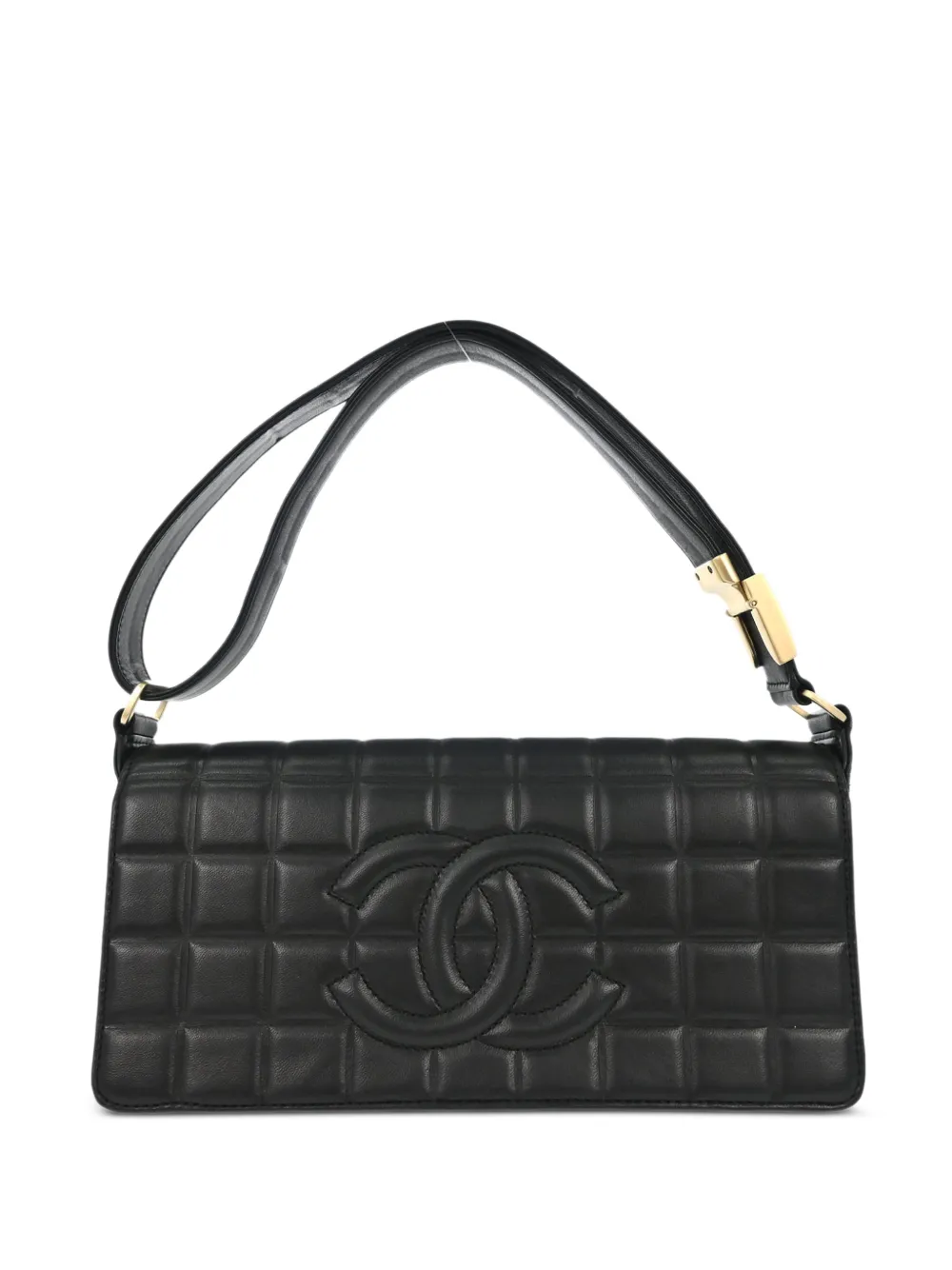 CHANEL Pre-Owned Borsa a spalla Choco Bar 2003 - Nero