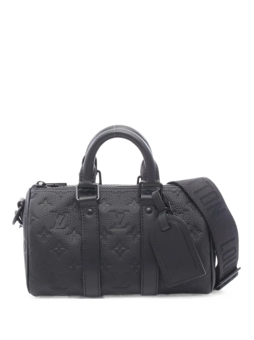 Louis Vuitton Pre-Owned 2021 25 Keepall Bandoulière Monogram holdall - Nero